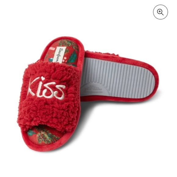 NWT Dayfoams Kiss Me Slippers Sz L 9/10 - Picture 3 of 4